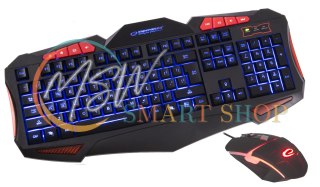 EGK3000 Esperanza zestaw przewod. multimed. gaming led usb shelter