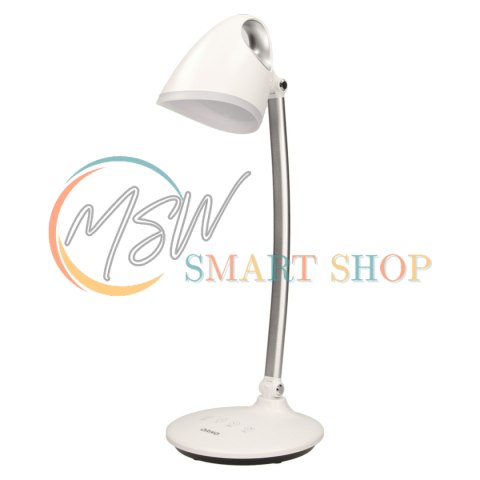 KALCYT LED 6W, lampka biurkowa, 200lm, 4000K, wyłącznik czasowy, biała KALCYT LED 6W, lampka biurkowa, 200lm, 4000K, wyłącznik czasowy, biała