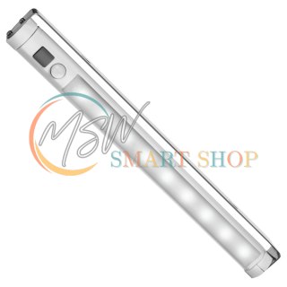 Lampa kuchenna LED Maclean, podszafkowa 9 SMD, na baterie, czujnik PIR on/off, MCE166