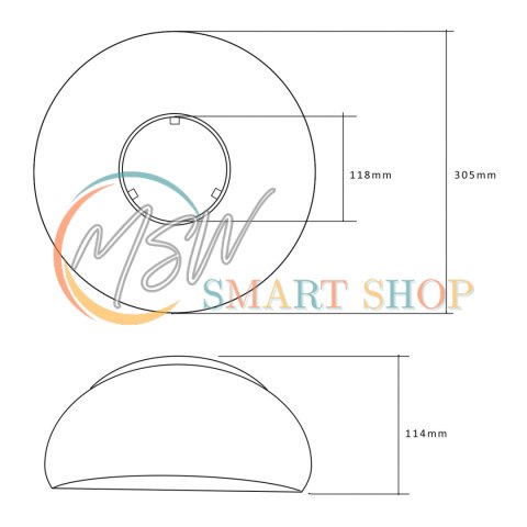 Klosz Maclean, Odbłyśnik, Do magazynowych żarówek LED 40W, CW, Materiał: PC, MCE416 Klosz Maclean, Odbłyśnik, Do magazynowych żarówek LED 40W, CW, Materiał: PC, MCE416