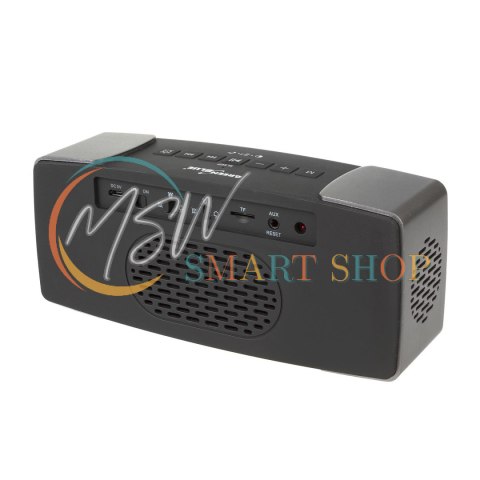 Radiobudzik bluetooth GreenBlue, FM, aux-in, 6W, temperatura, alarm, zegar, akumulator 2200mAh, GB200 Radiobudzik bluetooth GreenBlue, FM, aux-in, 6W, temperatura, alarm, zegar, akumulator 2200mAh, GB200