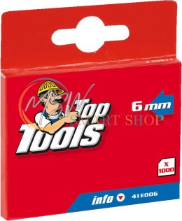 Zszywki typ J, 6 mm, 1000 szt.