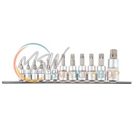 Bity Torx na nasadce 1/4, 3/8, 1/2
