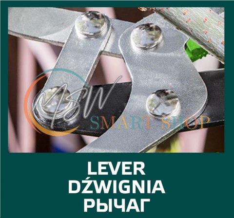 Sekator do gałęzi kowadełkowy 680 mm, średnica cięcia 35 mm Sekator do gałęzi kowadełkowy 680 mm, średnica cięcia 35 mm