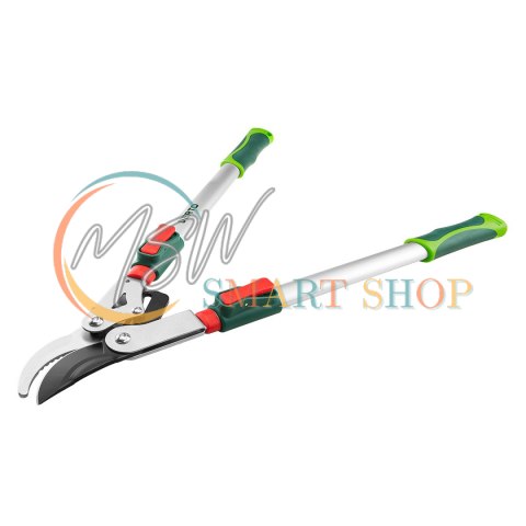 Sekator do gałęzi teleskopowy 670 mm, średnica cięcia 45 mm, uchwyty aluminiowe