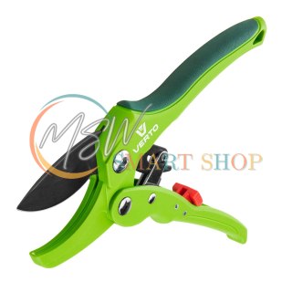 Sekator ogrodowy kowadełkowy z grzechotką, średnica cięcia 20 mm