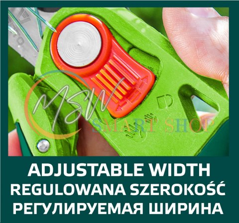 Sekator ogrodowy uniwersalny, regulacja rozstawu, średnica cięcia 12 mm