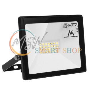 Naświetlacz LED Maclean, slim 20W, barwa neutralna biała (4000K), IP65, MCE520 NW