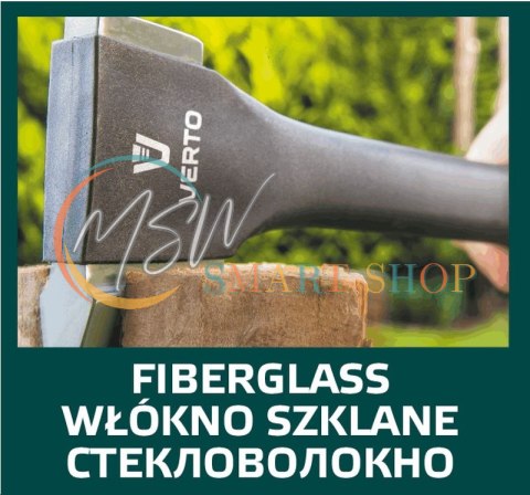 Siekiera 1350g, obuch 800g, trzonek włókno, 28"