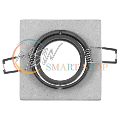 HALISI SM ramka dekoracyjna oprawy punktowej, MR16/GU10 max 50W, kwadrat, ruchoma, czarna HALISI SM ramka dekoracyjna oprawy punktowej, MR16/GU10 max 50W, kwadrat, ruchoma, czarna