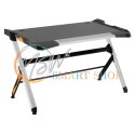 Biurko gamingowe czarne duże RGB Led NanoRS RS150 50kg max, wysokość 780mm