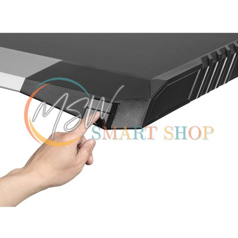 Biurko gamingowe czarne duże RGB Led NanoRS RS150 50kg max, wysokość 780mm Biurko gamingowe czarne duże RGB Led NanoRS RS150 50kg max, wysokość 780mm
