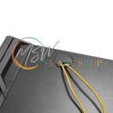 Biurko gamingowe czarne duże RGB Led NanoRS RS150 50kg max, wysokość 780mm