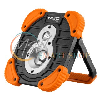 Naświetlacz akumulatorowy 750+250 lm COB