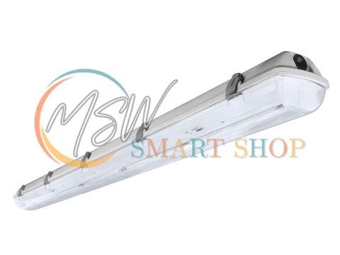 Oprawa hermetyczna przemysłowa ip65 led 1x120cm t8 g13 jednostronnie zasilana Oprawa hermetyczna przemysłowa ip65 led 1x120cm t8 g13 jednostronnie zasilana