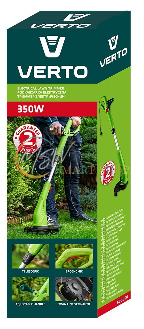 Podkaszarka 350W, szerokość koszenia 250mm