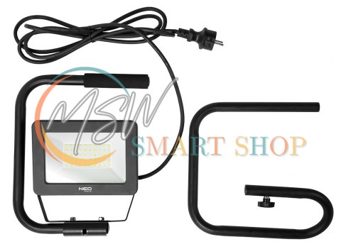 Reflektor 50W SMD LED 4250 lm 230V przenośny Reflektor 50W SMD LED 4250 lm 230V przenośny