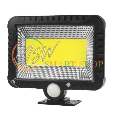 Solarny naświetlacz LED z czujnikiem ruchu Maclean, IP44, 5W, 400lm, 6000K, akumulator litowy 1300 mAh, 5,5V DC MCE438