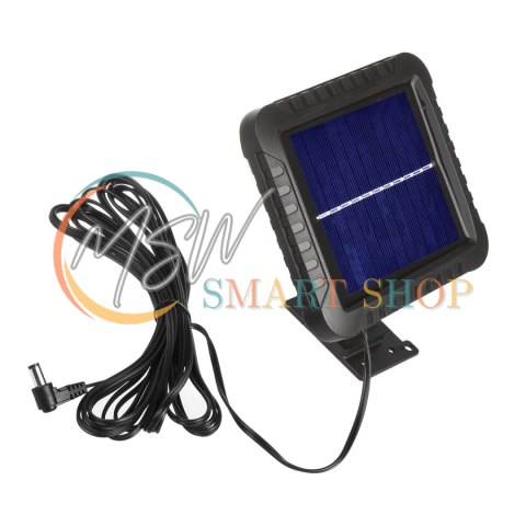 Solarny naświetlacz LED z czujnikiem ruchu Maclean, IP44, 5W, 400lm, 6000K, akumulator litowy 1300 mAh, 5,5V DC MCE438
