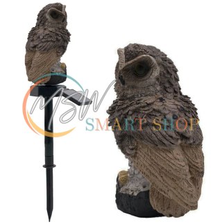 ZD50I Lampa solarna led sowa brown