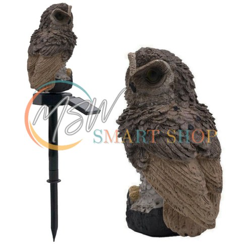 ZD50I Lampa solarna led sowa brown ZD50I Lampa solarna led sowa brown