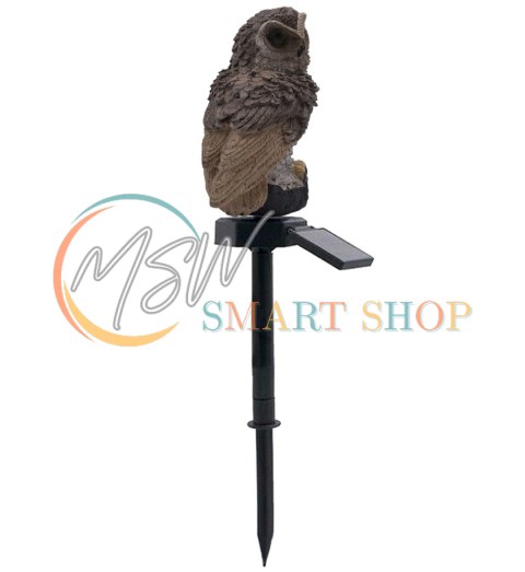 ZD50I Lampa solarna led sowa brown ZD50I Lampa solarna led sowa brown