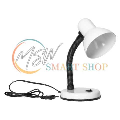 FUPI, lampa biurkowa, 40W, E27, stal + tworzywo, biała FUPI, lampa biurkowa, 40W, E27, stal + tworzywo, biała