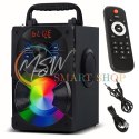 Głośnik przenośny bluetooth Audiocore, radio FM, wejście kart SD/MMC, AUX, USB, pilot, AC730