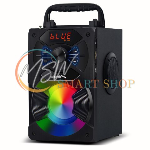 Głośnik przenośny bluetooth Audiocore, radio FM, wejście kart SD/MMC, AUX, USB, pilot, AC730 Głośnik przenośny bluetooth Audiocore, radio FM, wejście kart SD/MMC, AUX, USB, pilot, AC730