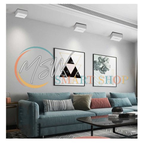 Lampa, oczko, oprawa sufitowa Maclean, dla źródeł światła MR16/GU10, kolor biały, 94x94x32mm, kwadratowa, alu, MCE464 W Lampa, oczko, oprawa sufitowa Maclean, dla źródeł światła MR16/GU10, kolor biały, 94x94x32mm, kwadratowa, alu, MCE464 W