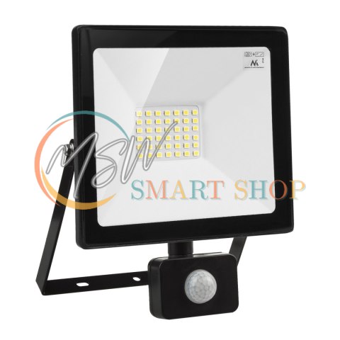 Naświetlacz LED z czujnikiem ruchu Maclean, slim 30W, 2400lm, barwa ciepła biała (3000K), IP44, MCE630 WW PIR Naświetlacz LED z czujnikiem ruchu Maclean, slim 30W, 2400lm, barwa ciepła biała (3000K), IP44, MCE630 WW PIR