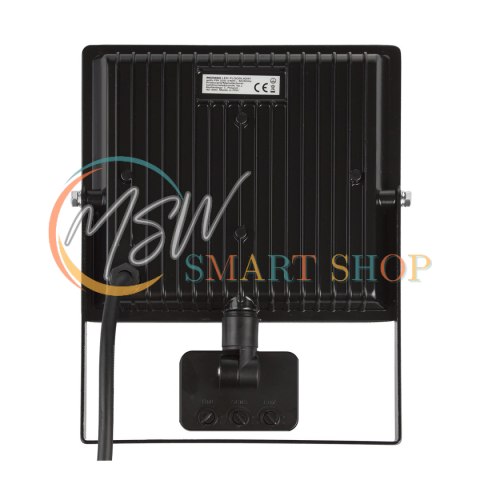 Naświetlacz LED z czujnikiem ruchu Maclean, slim 50W, 4000lm, barwa zimna biała (6000K), IP44, MCE650 CW PIR Naświetlacz LED z czujnikiem ruchu Maclean, slim 50W, 4000lm, barwa zimna biała (6000K), IP44, MCE650 CW PIR
