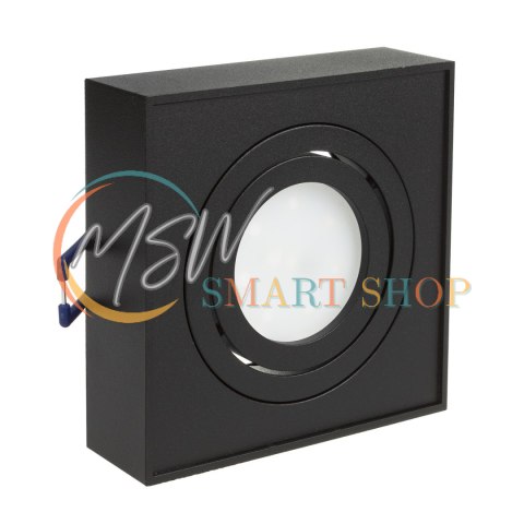 Oprawa podtynkowa, tuba LED Maclean, oczko, SPOT, dla MR16/GU10, kolor czarny, 94x94x32mm, kwadratowa, alu, MCE464 B Oprawa podtynkowa, tuba LED Maclean, oczko, SPOT, dla MR16/GU10, kolor czarny, 94x94x32mm, kwadratowa, alu, MCE464 B