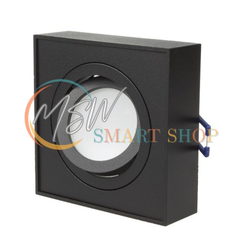 Oprawa podtynkowa, tuba LED Maclean, oczko, SPOT, dla MR16/GU10, kolor czarny, 94x94x32mm, kwadratowa, alu, MCE464 B Oprawa podtynkowa, tuba LED Maclean, oczko, SPOT, dla MR16/GU10, kolor czarny, 94x94x32mm, kwadratowa, alu, MCE464 B