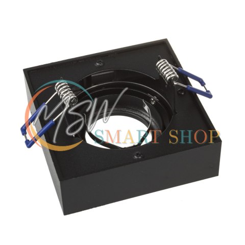 Oprawa podtynkowa, tuba LED Maclean, oczko, SPOT, dla MR16/GU10, kolor czarny, 94x94x32mm, kwadratowa, alu, MCE464 B Oprawa podtynkowa, tuba LED Maclean, oczko, SPOT, dla MR16/GU10, kolor czarny, 94x94x32mm, kwadratowa, alu, MCE464 B