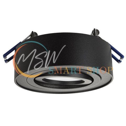 Oprawa podtynkowa, tuba LED Maclean, oczko, SPOT, dla źródeł światła MR16/GU10, kolor czarny, 94x32mm, okrągła, alu, MCE462 B Oprawa podtynkowa, tuba LED Maclean, oczko, SPOT, dla źródeł światła MR16/GU10, kolor czarny, 94x32mm, okrągła, alu, MCE462 B