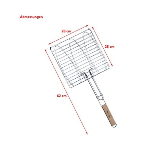 Ruszt do pieczenia ryb potrójny Master Grill MG282 Ruszt do pieczenia ryb potrójny Master Grill MG282