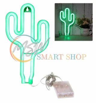 ZD79 Lampka led neon kaktus