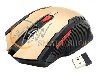 AK303A Bezprzewodowa mysz gamingowa gold