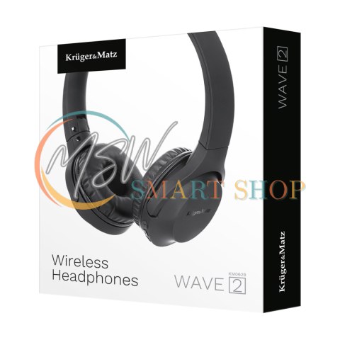 Bezprzewodowe słuchawki nauszne Kruger&Matz model Wave 2 Bezprzewodowe słuchawki nauszne Kruger&Matz model Wave 2