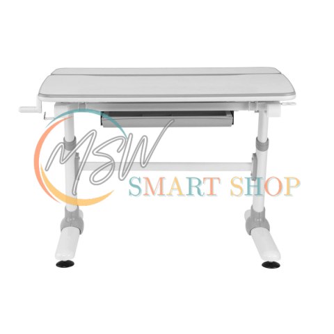 Biurko dla dzieci ergonomiczne z regulacją wysokości Ergo Office, szare, max 100kg, ER-417 2cz Biurko dla dzieci ergonomiczne z regulacją wysokości Ergo Office, szare, max 100kg, ER-417 2cz