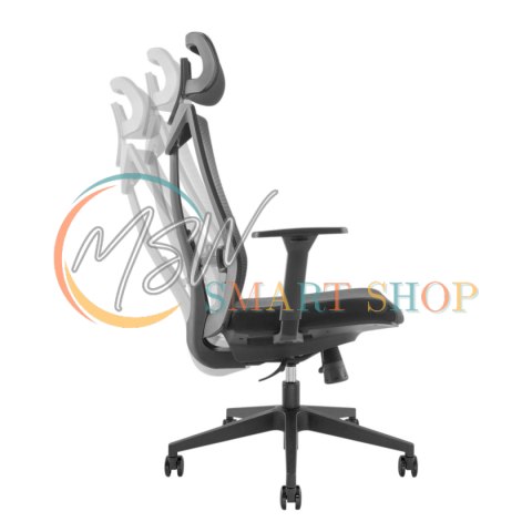 Fotel biurowy ergonomiczny premium z wysokim oparciem Ergo Office, max 150kg, ER-414