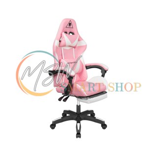 Fotel gamingowy Kruger&Matz GX-150 Biało-różowy