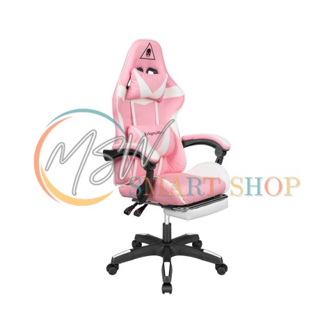 Fotel gamingowy Kruger&Matz GX-150 Biało-różowy