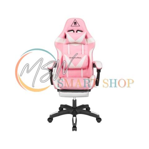 Fotel gamingowy Kruger&Matz GX-150 Biało-różowy
