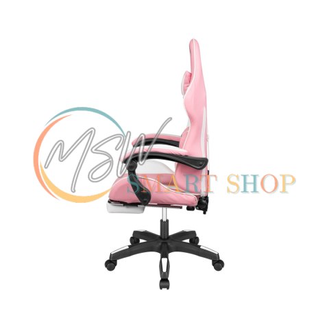 Fotel gamingowy Kruger&Matz GX-150 Biało-różowy