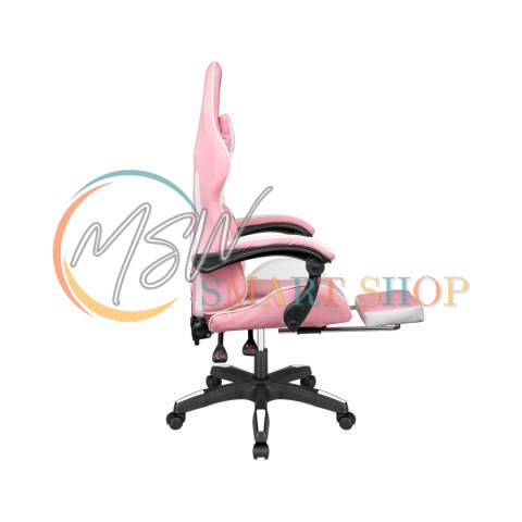 Fotel gamingowy Kruger&Matz GX-150 Biało-różowy