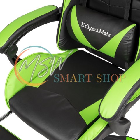 Fotel gamingowy Kruger&Matz GX-150 Czarno-zielony