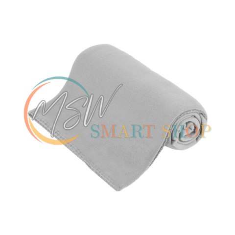 Koc polarowy 130x150 cm TEESA - szary Koc polarowy 130x150 cm TEESA - szary
