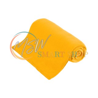 Koc polarowy 130x150 cm TEESA - żółty